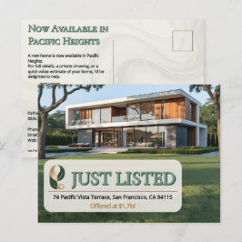 Luxusobjekt neu gelistet Makler Foto Sage Gold Mar Postkarte
