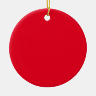 Luxusroter Weihnachtsgeschenk-Schmuck Keramik Ornament