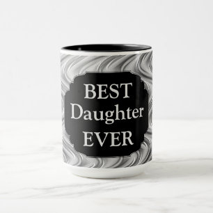 Luxussilber "Best-Tochter-Ever"-Design Tasse