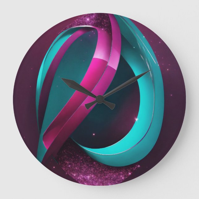 LuxusUhr Große Wanduhr (Vorderseite)