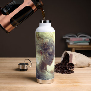 Luxusvolle himmlische feminine Kunst Trinkflasche