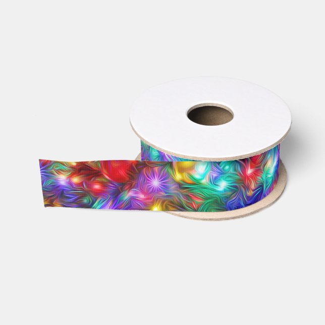 Luxusweihnachtsfunkelnde Sterne Ripsband (Spule)