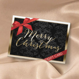 LuxusweihnachtsgoldgrenzGeschenkgutschein Rabattkarte