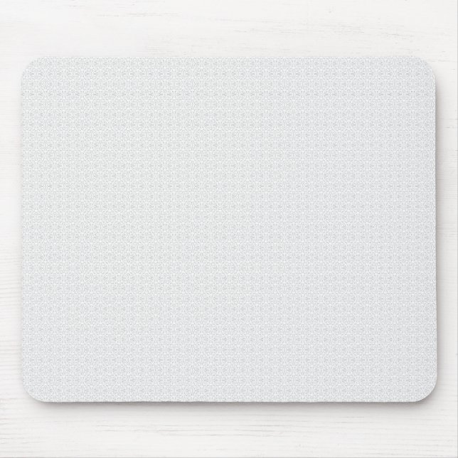 Luxusweißes Monogramm-Aktenordner-Set Mousepad (Vorne)