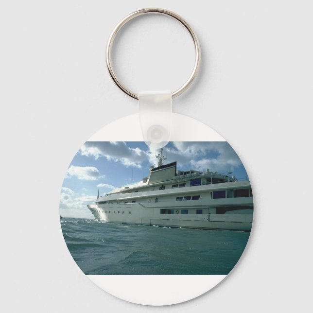 Luxusyacht Schlüsselanhänger (Vorderseite)