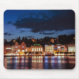 Luzern bei Nacht Mousepad