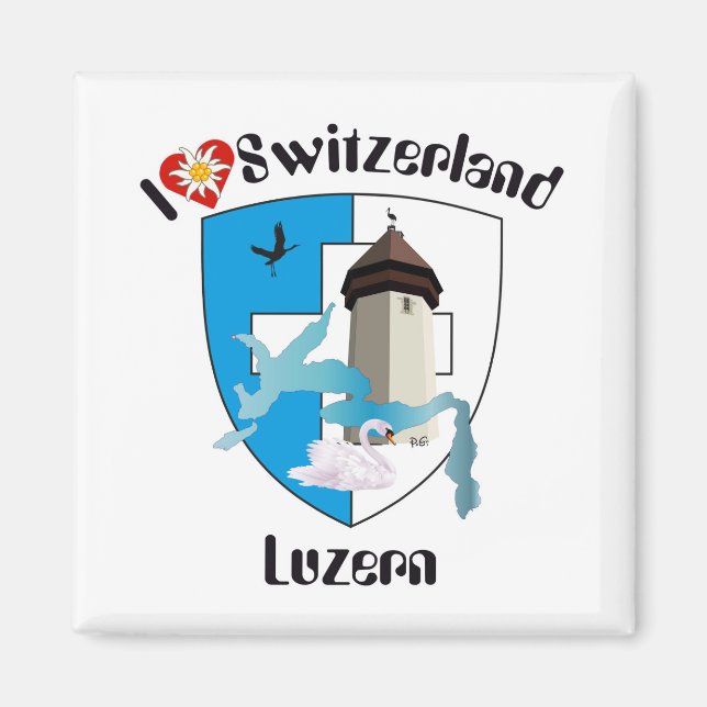 Luzern Schweiz Magnet (Vorne)