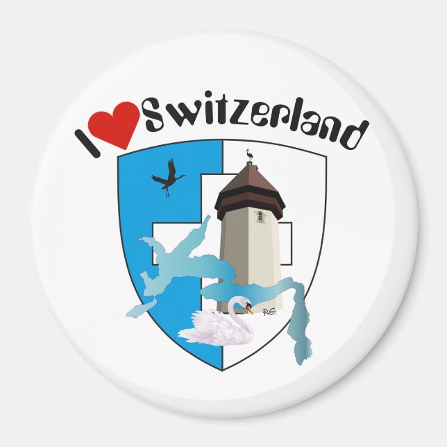 Luzern Schweiz Magnet (Vorne)