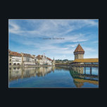 Luzern, Schweiz Postkarte<br><div class="desc">Luzern Schweiz,  historisches Zentrum.</div>