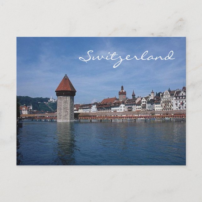 Luzern, Schweiz-Postkarte Postkarte (Vorderseite)