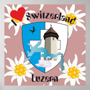 Luzern Schweiz Schweiz Poster