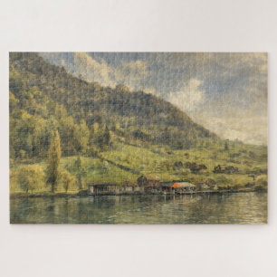 Luzern Schweizer Alpen Chalets Kunstpuzzle
