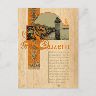LUZERN - Suisse ~ Carte postale