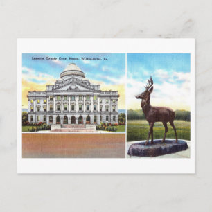 Luzerne Landkreis Court House in Wilkes-Barre Postkarte