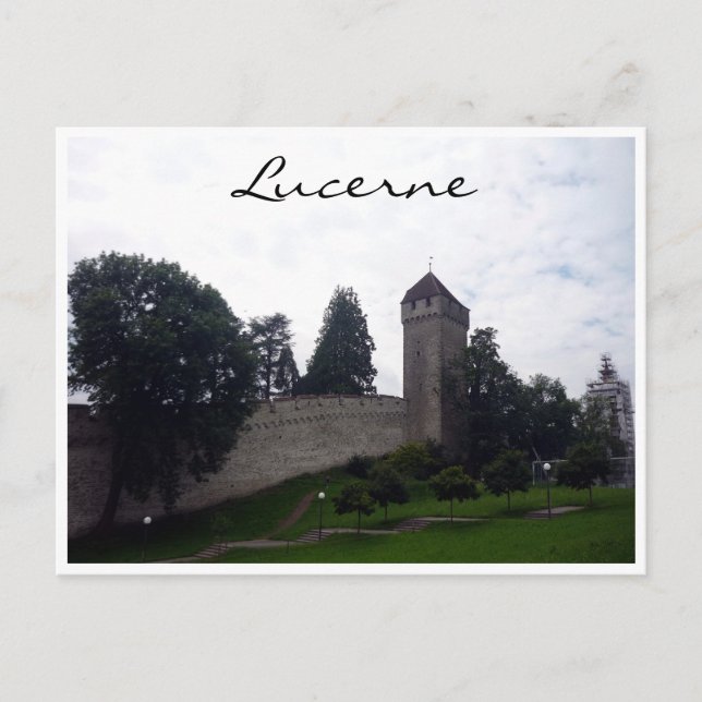 Luzerne-Mauern Postkarte (Vorderseite)