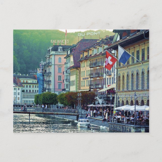 Luzerne Schweiz Post Card Postkarte (Vorderseite)