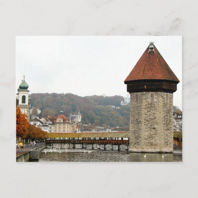 Luzerner Altstadt - Mühlbrücke Postkarte (Vorderseite)