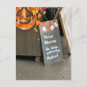 Luzerner Altstadt - Werbung Hot kastanien Postkarte