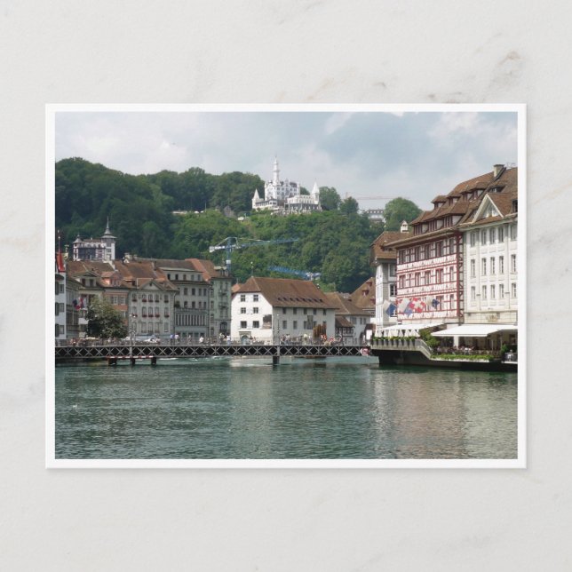 Luzerner Gewässer Postkarte (Vorderseite)