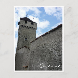 Luzerner Stadtmauer Postkarte