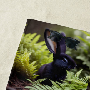 Luzifer der Schwarze Hase: Ein dunkles Bündel Misc Strandtuch