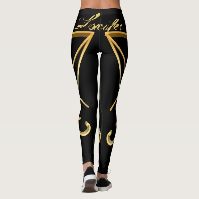 Luziferischer Sigil aus Luzifer Pagan Leggings (Rückseite)