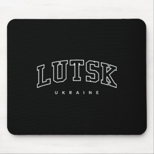 Luzk Ukraine Trendige Universitäts-Sportbekleidung Mousepad