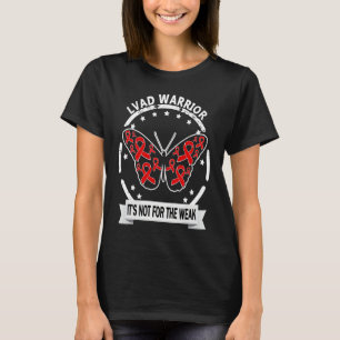 LVAD-Krieger roter Band-Tag inspirierend T-Shirt