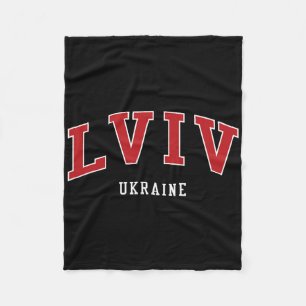 Lviv Ukraine Hochschule Universitätsstil Fleecedecke