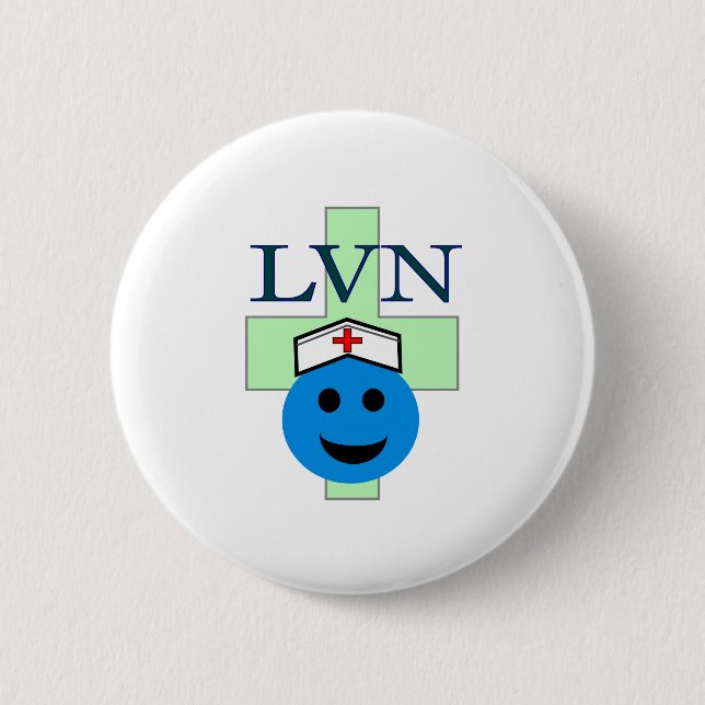 LVN Geschenke "genehmigter beruflicher Button (Vorderseite)