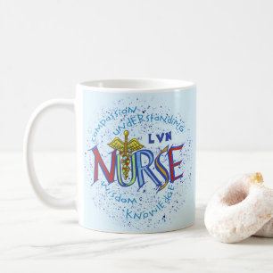 LVN Nurse Motto Kaffeetasse