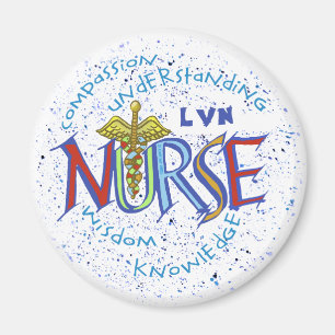 LVN Nurse Motto Magnet