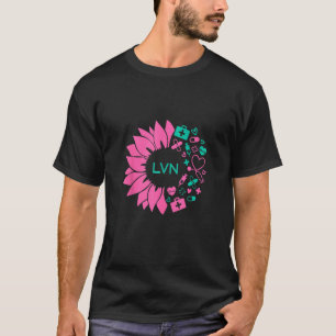 Lvn Sunflower Nurse lizensierte Berufskrankheit Ch T-Shirt