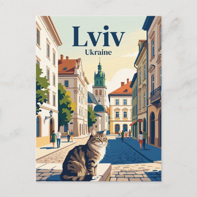 Lwiw Ukraine Postkarte (Vorderseite)
