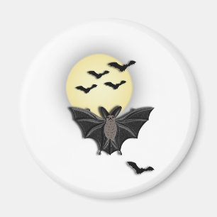 LWood Fledermaus Halloween Magnet