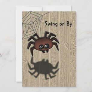 LWood Spider Halloween-Einladung Einladung