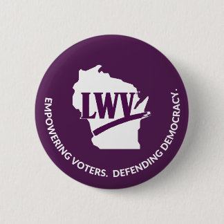 LWV Wisconsin-Logo-Schaltfläche Button