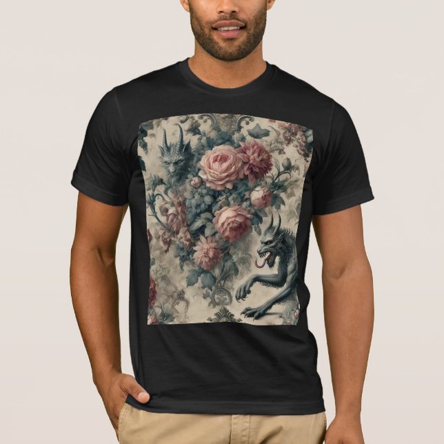 Lycans & Lullabies – Gothic Victorian Design T-Shirt (Vorderseite)