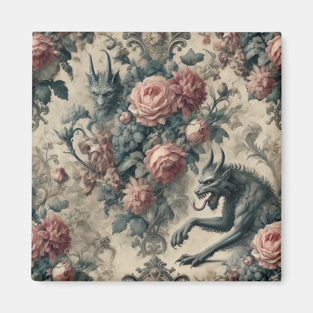 Lycans & Lullabies - Gotisches Viktorianisches Des Magnet (Vorne)