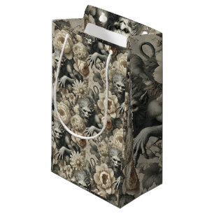 Lycanthropic Splendor - Gothic Werewolf Floral Kleine Geschenktüte