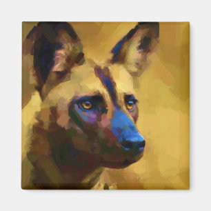 Lycaon Pictus Magnet