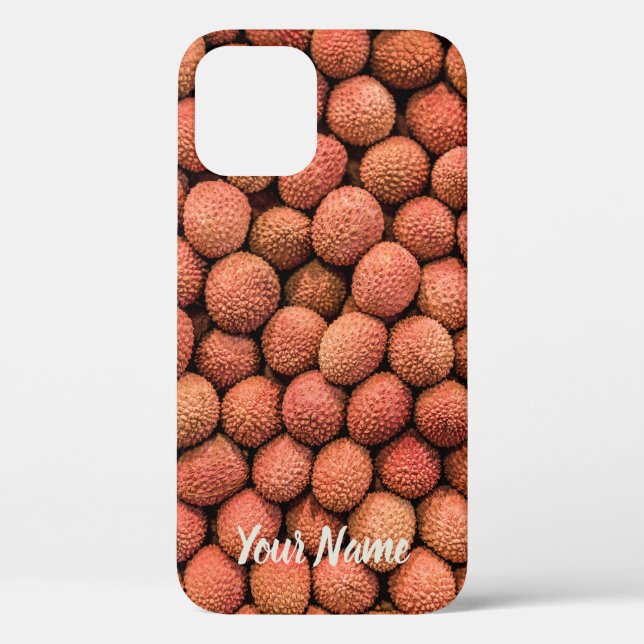 Lychee oder Litchi Frucht vegan und vegetarisch ge Case-Mate iPhone Hülle (Rückseite)