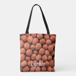 Lychee oder Litchi Frucht vegan und vegetarisch ge Tasche