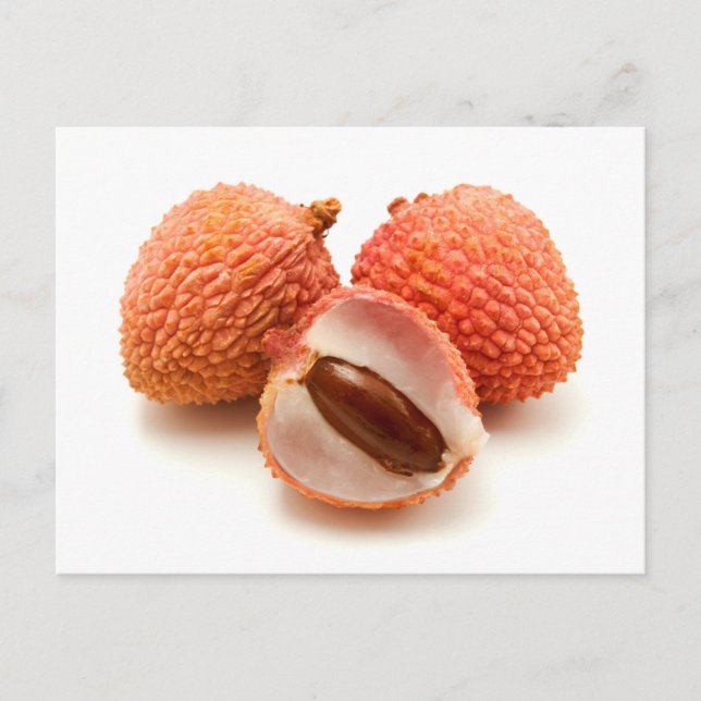 Lychees Postkarte (Vorderseite)