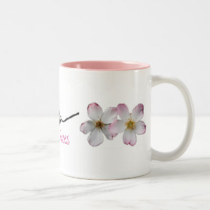 LYDA Rosen-Tasse Zweifarbige Tasse