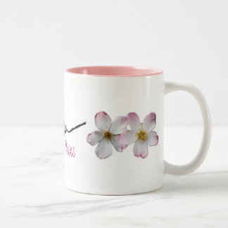 LYDA Rosen-Tasse Zweifarbige Tasse