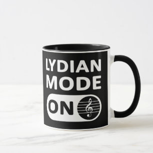 Lydischer Musikmodus Ein - Tasse