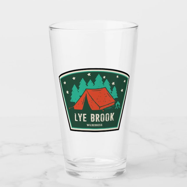 Lye Brook Wilderness Vermont Camping Glas (Vorderseite)