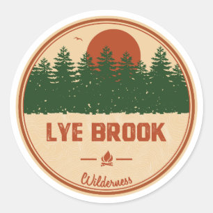 Lye Brook Wilderness Vermont Runder Aufkleber