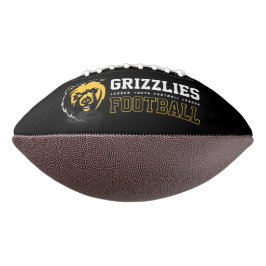 LYFL 03 | Weißes Grizzles-Logo Football